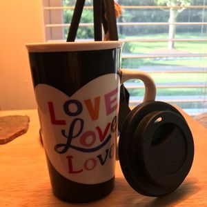 Starbucks LOVE LOVE LOVE CERAMIC TUMBLER CUP